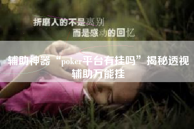 辅助神器“poker平台有挂吗”揭秘透视辅助万能挂