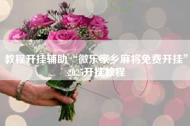 教程开挂辅助“微乐家乡麻将免费开挂”2025开挂教程